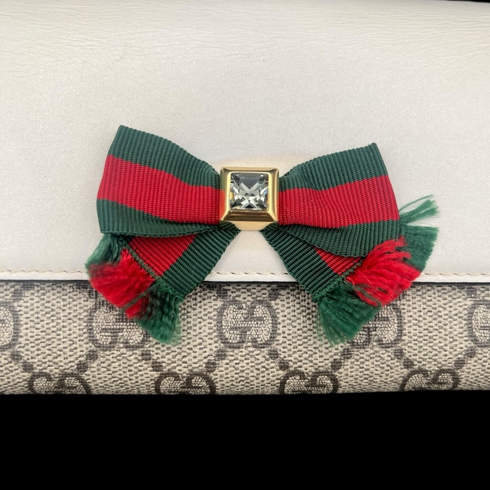 Gucci Sherry Line Coated Canvas Continental Wallet -EUC - Picture 12 of 16